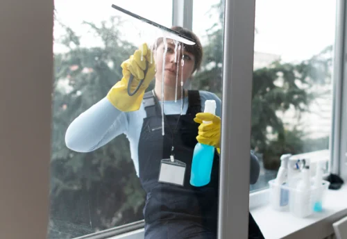 Nettoyage de vitres intérieures et extérieures à Saint-Amand-Longpré